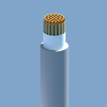 DXV-CÁP ĐIỀU KHIỂN RUỘT ĐỒNG, CÁCH ĐIỆN XLPE, KHÔNG MÀN CHẮN CHỐNG NHIỄU, VỎ PVC